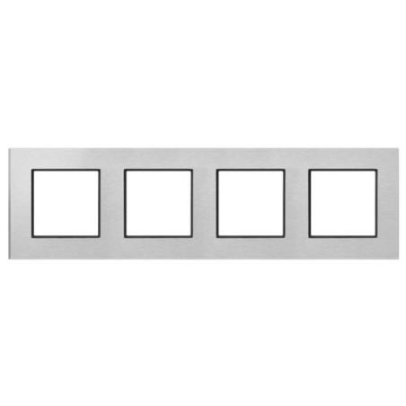 Ospel Aria szczotkowane aluminium - ramka R-4UAC/62/25