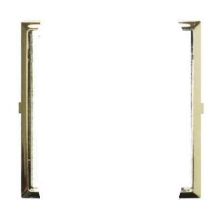 Ospel Aria złoty błysk - ramka ozdobna do gniazd podwójnych kompletnych RO-3U/68