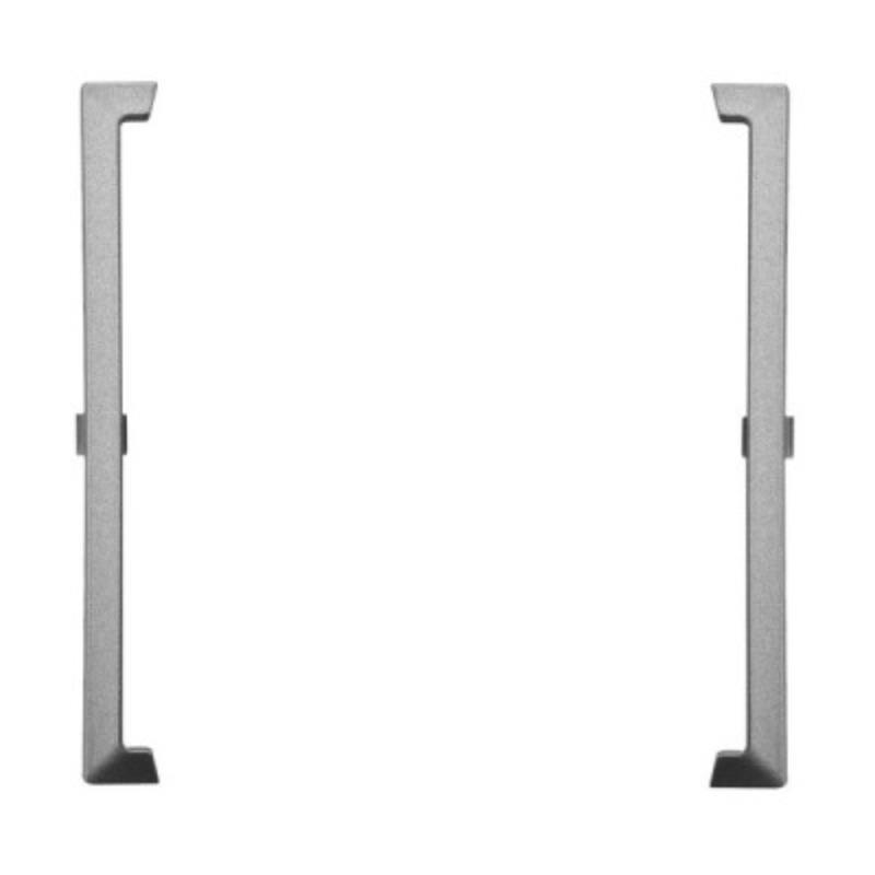 Ospel Aria szary mat - ramka ozdobna do gniazd podwójnych kompletnych RO-3U/70