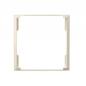 Ospel Aria ecru - ramka ozdobna do gniazd podwójnych RO-4U/27