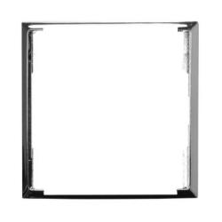 Ospel Aria srebrny błysk - ramka ozdobna do gniazd podwójnych RO-4U/67