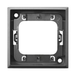 Ospel Aria szary mat - ramka ozdobna do łączników potrójnych RO-13U/70