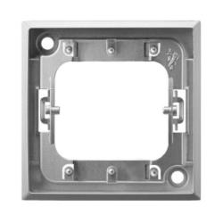 Ospel Aria srebrny - ramka ozdobna do łączników potrójnych RO-13U/18