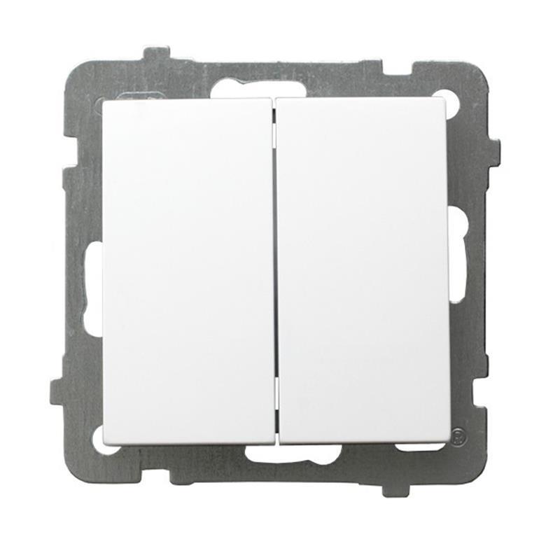 Ospel AS biały - łącznik podwójny schodowy ŁP-10G/m/00