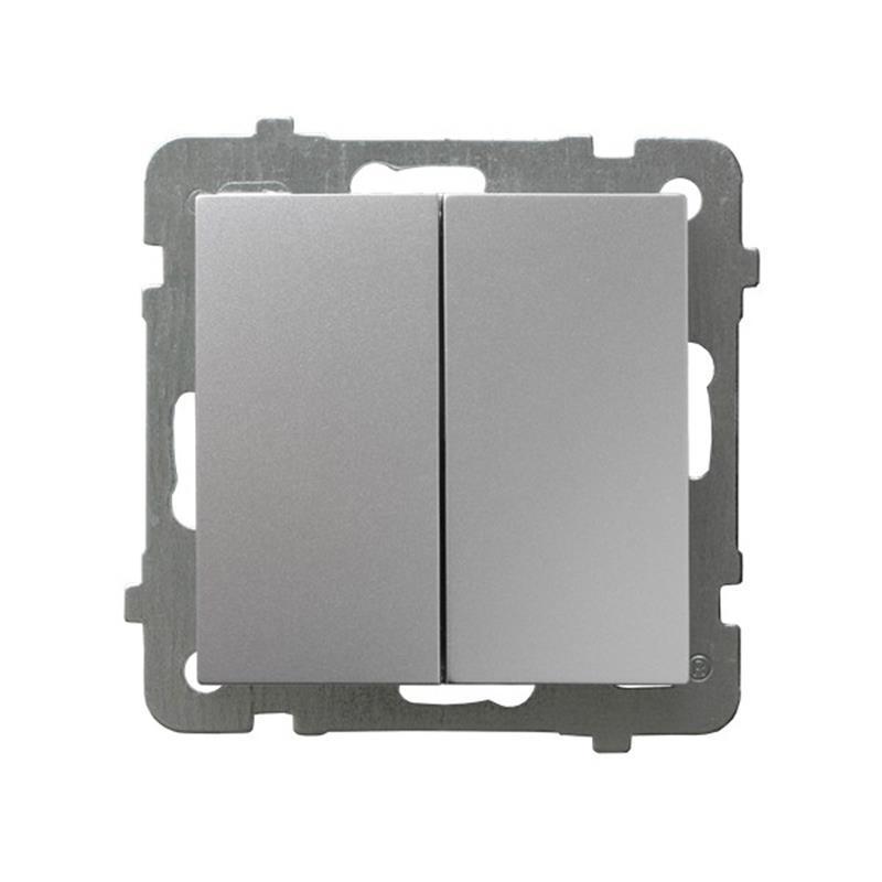 Ospel AS srebrny - łącznik podwójny schodowy ŁP-10G/m/18