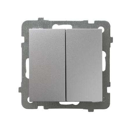 Ospel AS srebrny - łącznik podwójny schodowy ŁP-10G/m/18