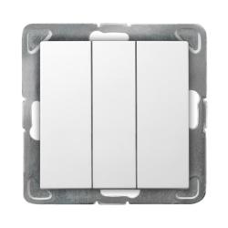 Ospel Impresja biały - łącznik potrójny ŁP-13Y/m/00