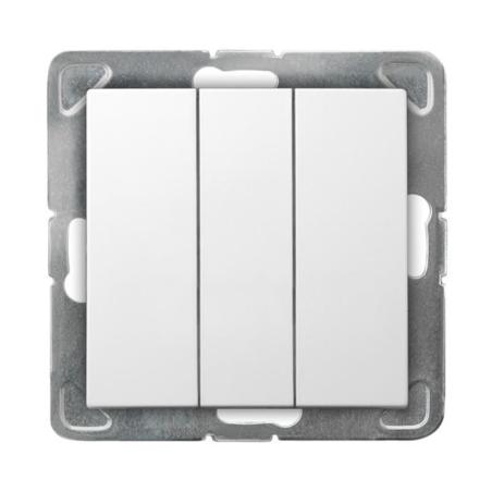 Ospel Impresja biały - łącznik potrójny ŁP-13Y/m/00