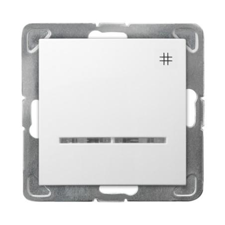 Ospel Impresja biały - łącznik krzyżowy ŁP-4YS/m/00