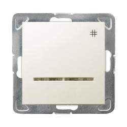 Ospel Impresja ecru - łącznik krzyżowy ŁP-4YS/m/27