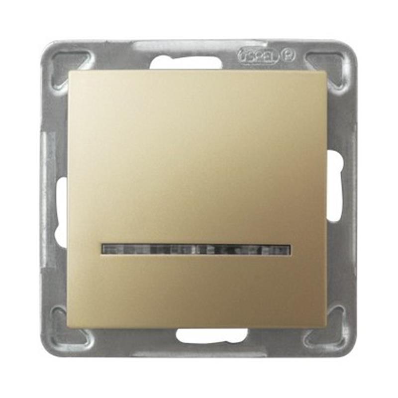 Ospel Impresja złoty - łącznik jednobiegunowy ŁP-1YS/m/28