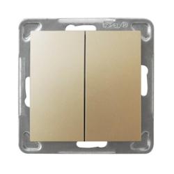 Ospel Impresja złoty - łącznik podwójny schodowy ŁP-10Y/m/28