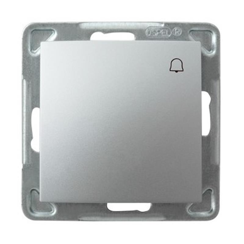 Ospel Impresja srebrny - łącznik dzwonkowy ŁP-6Y/m/18 Ospel Impresja srebrny - łącznik dzwonkowy ŁP-6Y/m/18