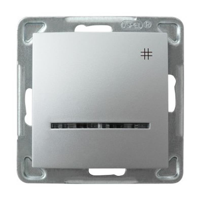 Ospel Impresja srebrny - łącznik krzyżowy ŁP-4YS/m/18