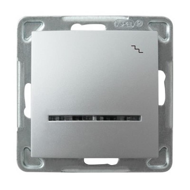 Ospel Impresja srebrny - łącznik schodowy ŁP-3YS/m/18