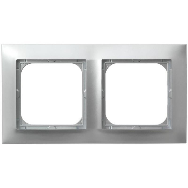 Ospel Impresja srebrny - ramka R-2Y/18