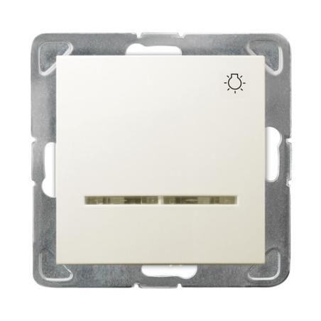 Ospel Impresja ecru - łącznik światło ŁP-5YS/m/27