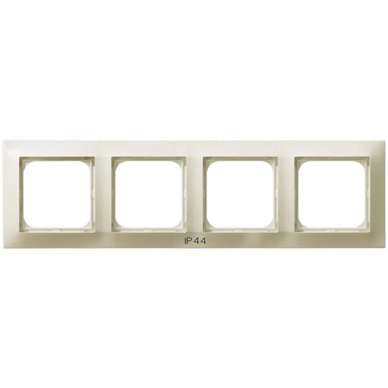 Ospel Impresja ecru - ramka IP44 RH-4Y/27