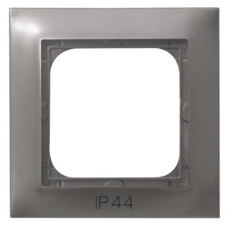 Ospel Impresja tytan - ramka IP44 RH-1Y/23