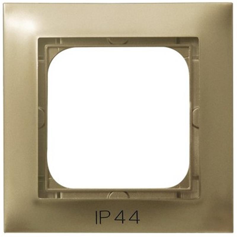 Ospel Impresja złoty - ramka IP44 RH-1Y/28
