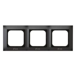 Ospel Impresja antracyt - ramka IP44 RH-3Y/50