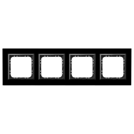 Ospel Impresja szkło czarne - ramka R-4YGC/32/25