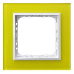 Ospel Impresja szkło limonka  - ramka R-1YGC/60/00