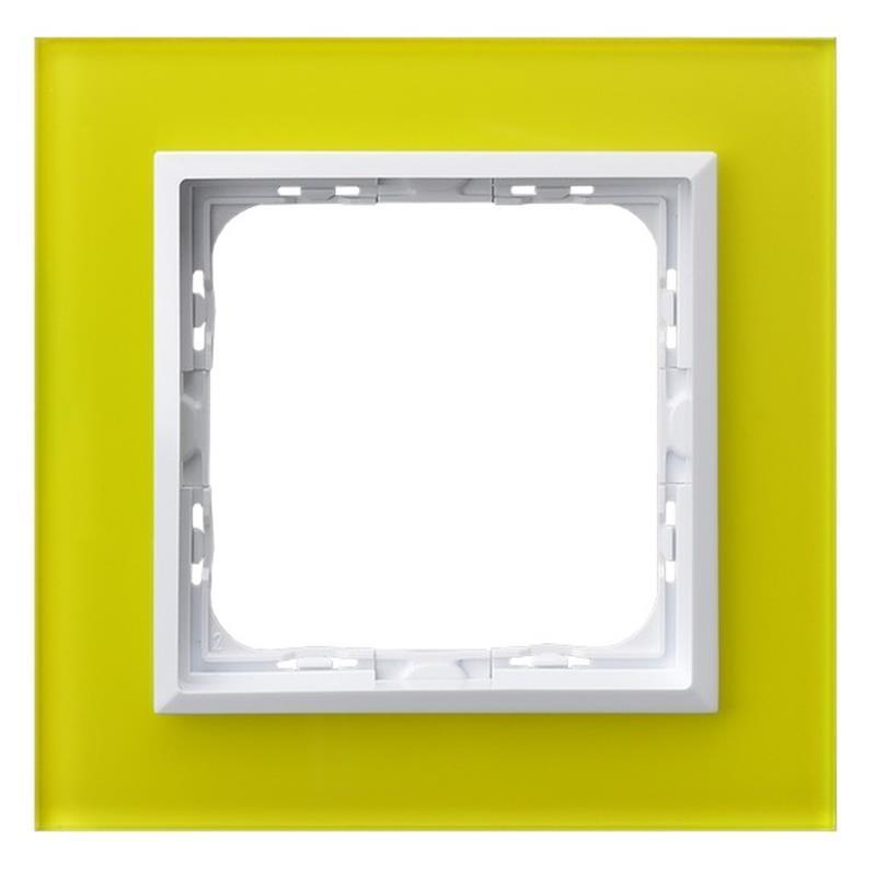 Ospel Impresja szkło limonka  - ramka R-1YGC/60/00