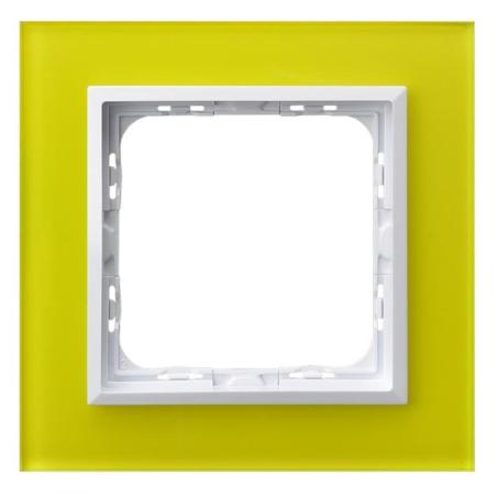 Ospel Impresja szkło limonka  - ramka R-1YGC/60/00
