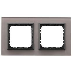 Ospel Impresja szkło szare - ramka R-2YGC/41/25