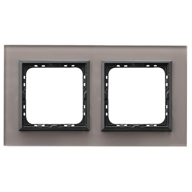 Ospel Impresja szkło szare - ramka R-2YGC/41/25