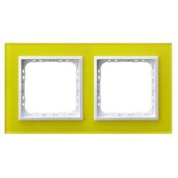 Ospel Impresja szkło limonka - ramka R-2YGC/60/00