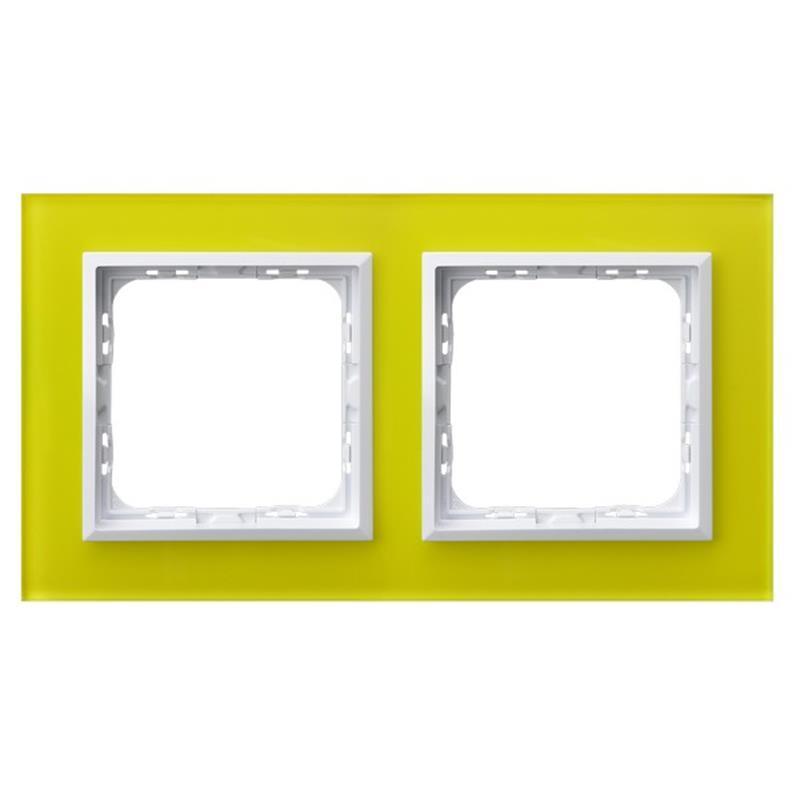 Ospel Impresja szkło limonka - ramka R-2YGC/60/00