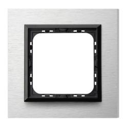 Ospel Impresja szczotkowane aluminium  - ramka R-1YAC/62/25