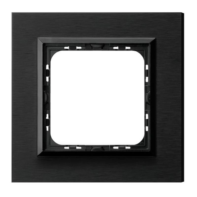 Ospel Impresja szczotkowany antracyt - ramka R-1YAC/64/25