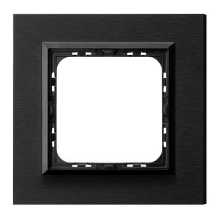 Ospel Impresja szczotkowany antracyt - ramka R-1YAC/64/25