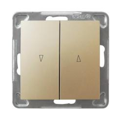 Ospel Impresja złoty - łącznik żaluzyjny stabilny ŁP-7YB/m/28