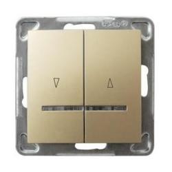 Ospel Impresja złoty - łącznik żaluzyjny stabilny ŁP-7YBS/m/28 Ospel