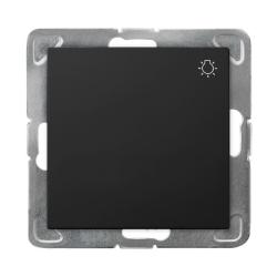 Ospel Impresja czarny - łącznik światło ŁP-5Y/m/33