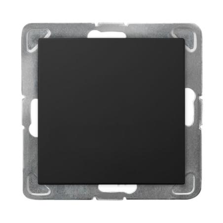 Ospel Impresja czarny - łącznik jednobiegunowy ŁP-1Y/m/33