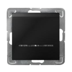 Ospel Impresja czarny - łącznik hotelowy ŁP-15YS/m/33