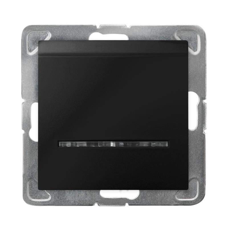 Ospel Impresja czarny - łącznik hotelowy ŁP-15YS/m/33