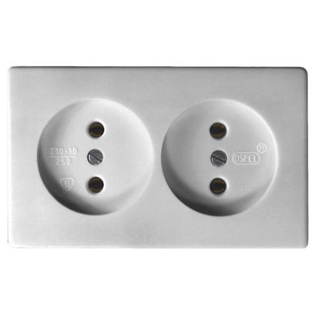 Ospel Kappa - gniazdo podwójne GW-2K/00