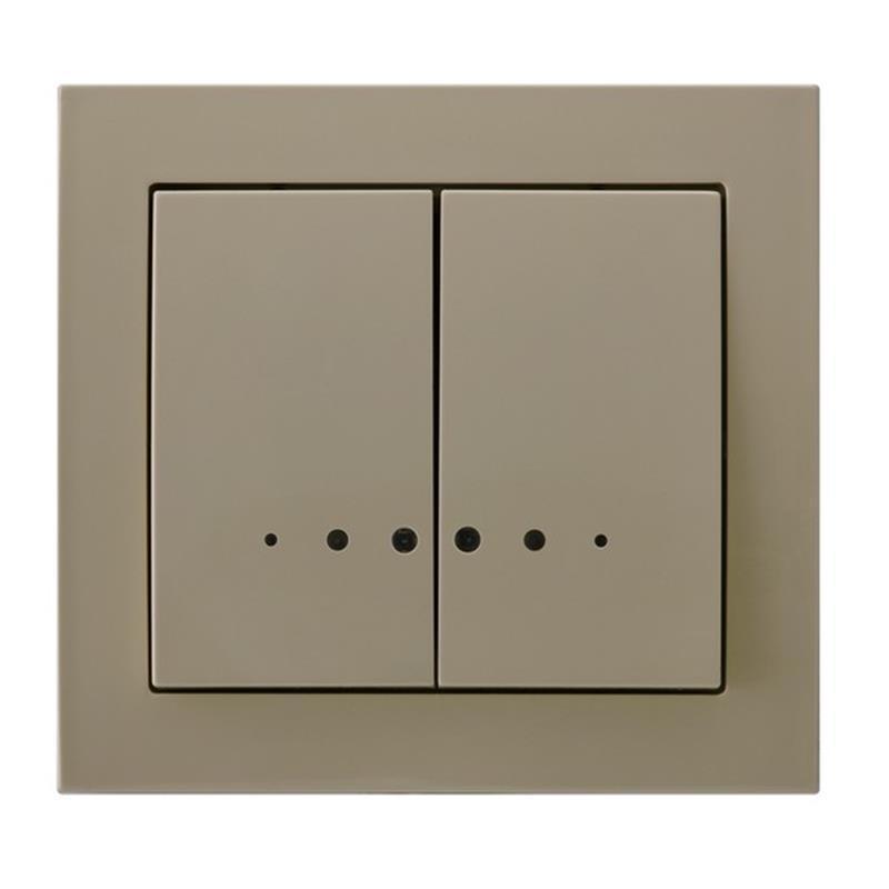 Ospel Kier beżowy - łącznik świecznikowy z podświetleniem ŁP-2WS/01