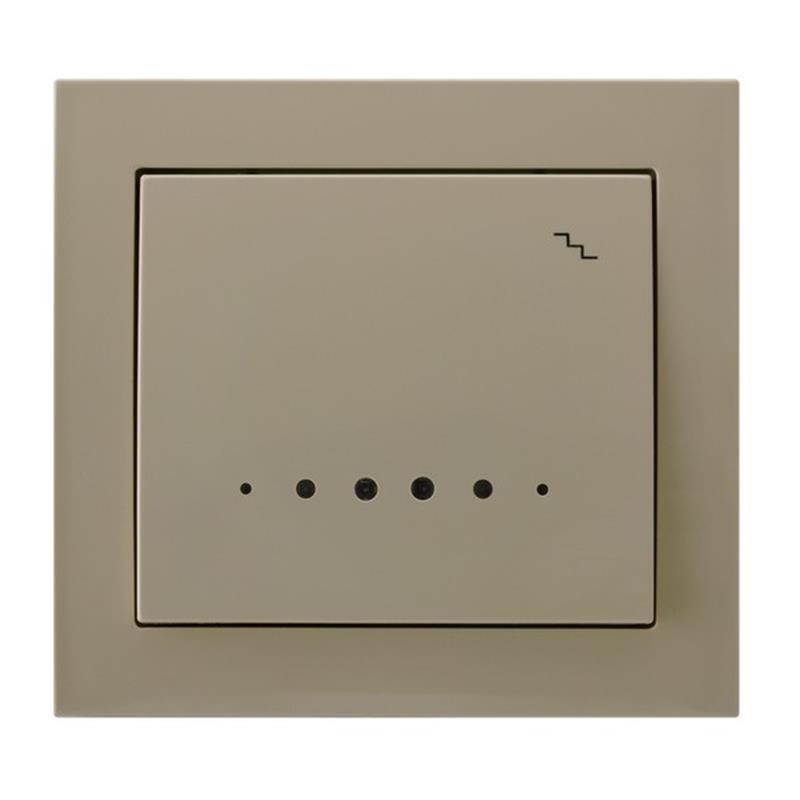 Ospel Kier beżowy - łącznik schodowy z podświetleniem ŁP-3WS/01