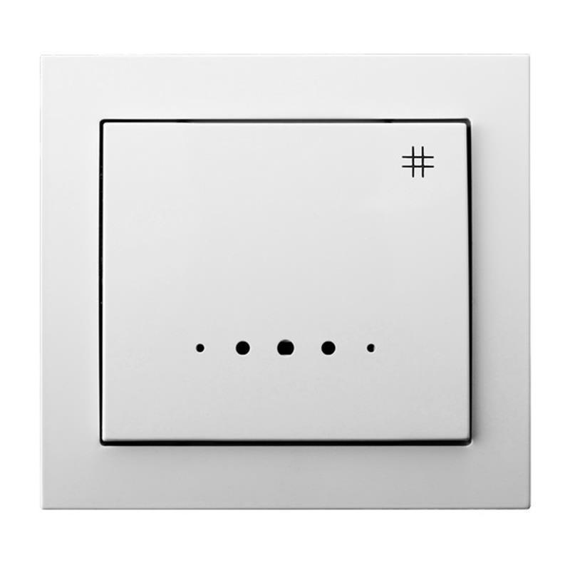 Ospel Kier biały - łącznik krzyżowy z podświetleniem ŁP-4WS/00