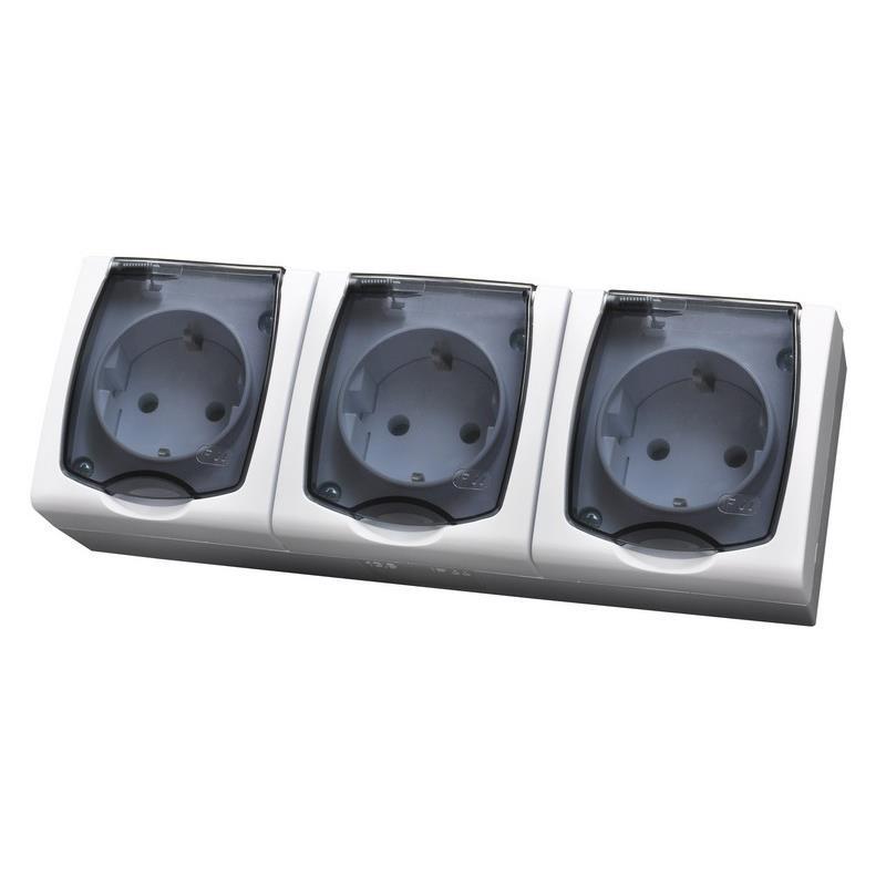 Ospel Madera - gniazdo potrójne GNH-3NS/00/d Ospel Madera - gniazdo potrójne GNH-3NS/00/d