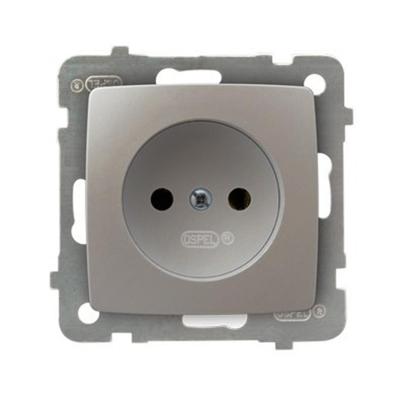 Ospel Karo srebrny - gniazdo pojedyncze GP-1S/m/43