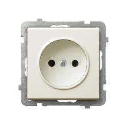 Ospel Sonata ecru - gniazdo pojedyncze GP-1R/m/27
