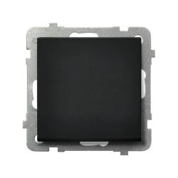 Ospel Sonata czarny - łącznik jednobiegunowy ŁP-1R/m/33